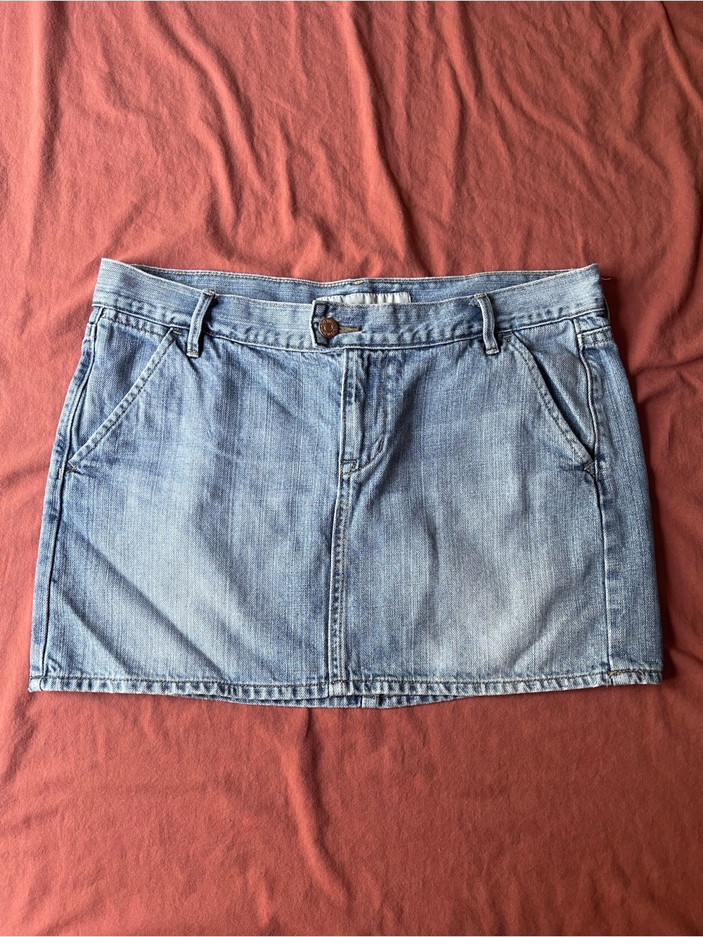 Old Navy Low Rise Mini Jean Skirt